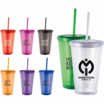 Cyclone 16-oz. Tumbler with Straw