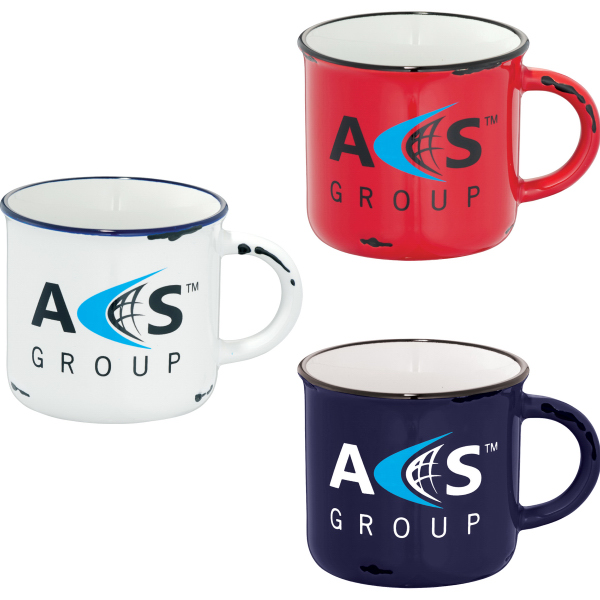 Enamel Ceramic Mug 17oz