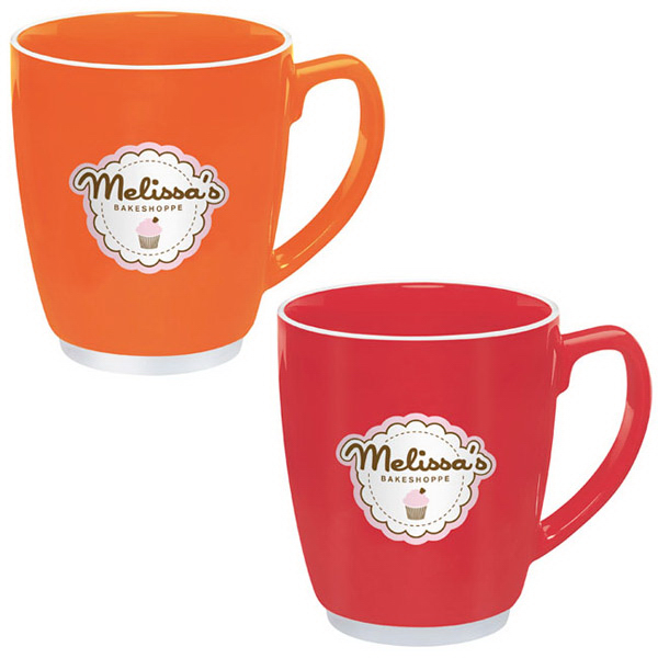 Large Color Bistro with Accent Mug - 20 oz